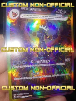 Umbreon ex 161/131 Sv: Prismatic Evolutions Holo Pokemon Card *CUST0M-SEE-DSCR* - Image 1