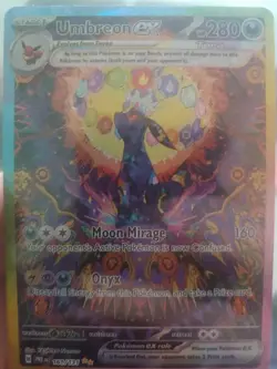 Umbreon ex 161/131 Sv: Prismatic Evolutions Holo Pokemon Card *CUST0M-SEE-DSCR* - Image 4