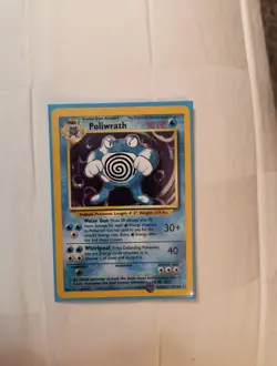 Poliwrath 013/102 Base Set Holo Pokemon Card 1 Owner Never Handled - Image 1
