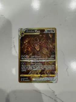 Pokemon Giratina VSTAR Crown Zenith Gold Full Art Card GG69/GG70 Near Mint - Image 1