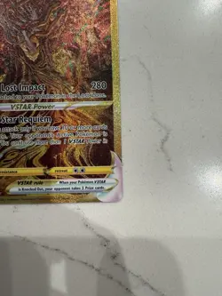 Pokemon Giratina VSTAR Crown Zenith Gold Full Art Card GG69/GG70 Near Mint - Image 5