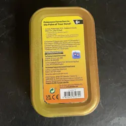 Paldea Friends 2018 Mini Tin Pikachu & Capsakid Pokemon TCG w/Art Sticker/Card - Image 2