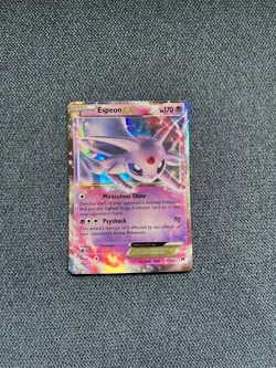 Pokemon Espeon EX Holo 2016 Ultra Rare TCG Card 52/122 XY Breakpoint - Image 1