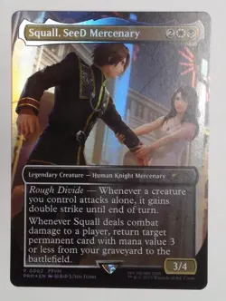 MTG FOIL Squall, SeeD Mercenary (FINAL FANTASY) (Standard Showdown) - Promo #002 - Image 2