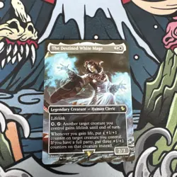 The Destined White Mage MTG Final Fantasy NM Rare Non-Foil 0444 FIC - Image 1