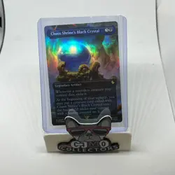 Chaos Shrine's Black Crystal Borderless Foil R0445 Final Fantasy MTG NM - Image 1