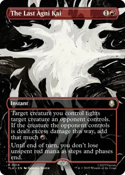 MTG Avatar The Last Airbender - The Last Agni Kai NM, Borderless - Image 1