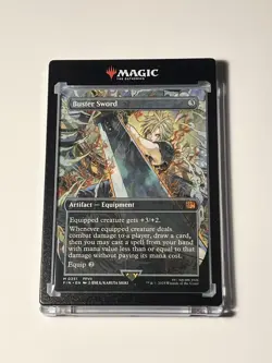 MTG - Buster Sword - Borderless - FIN 351 - Non Foil (INSIDE ONE TOUCH CASE) - Image 1