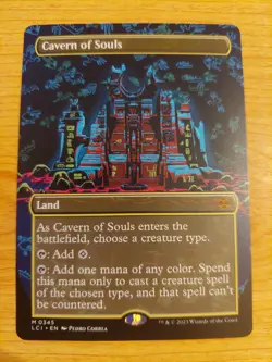 Cavern of Souls (Borderless) - 0345 (Ixalan) - Near Mint NM - Mythic - Image 1