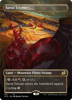 Savai Triome (Showcase) - Ikoria: Lair of Behemoths [Near Mint] - Image 1