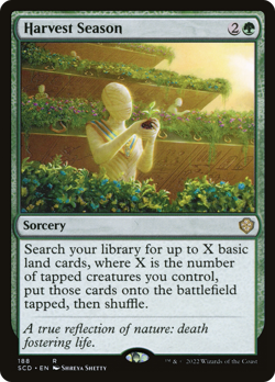 Harvest Season [Starter Commander Decks] Magic MTG - Image 1