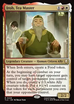 MTG Commander Deck Avatar the Last Airbender ATLA - Iroh, Tea Master - Image 1