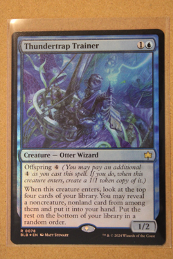 Thundertrap Trainer Bloomburrow Foil MTG TCG Near Mint - Image 1
