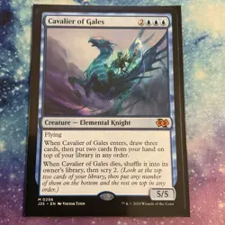 Cavalier of Gales (REGULAR) x1 - MTG Foundations Jumpstart J25 #296 - Image 1
