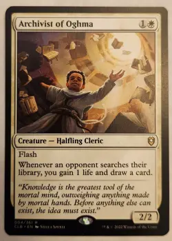 Archivist of Oghma CLB #4 Rare Regular NM+ - Image 1