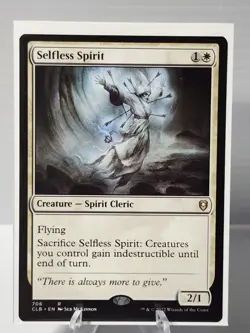 X 1 Selfless Spirit NM-M Commander LegendsNM-M Battle for Baldur's Gate CLB MTG - Image 1