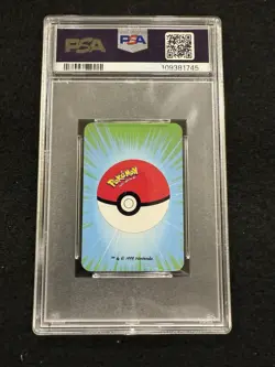 Pokemon Arbok King of Spades Green 1999 Bicycle Mini in a PSA 10 !! Low Pop! - Image 2