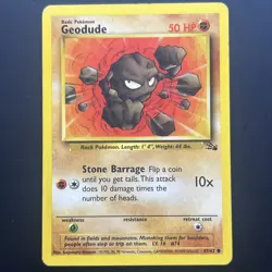 Pokemon TCG - Geodude 47/62 Fossil Regular - Image 1