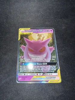 Pokemon TCG Gengar & Mimikyu GX Sun & Moon - Team Up 53/181 Holo Ultra Rare - Image 3