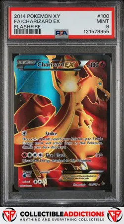 2014 Pokemon Xy Flashfire #100 Charizard Ex Flashfire PSA 9 - Image 1