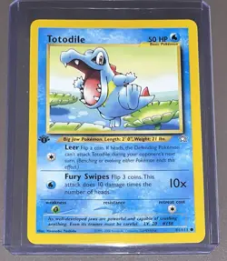 Totodile 1st Edition 81/111 - Neo Genesis Pokemon - Image 1