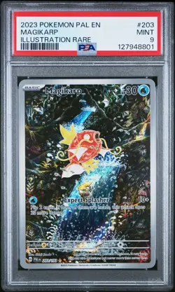 Pokemon PAL EN-Paldea Evolved #203 MAGIKARP ILLUSTRATION RARE PSA 9 - 127948801 - Image 1