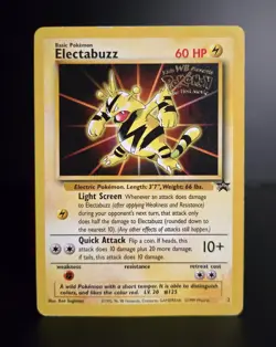 Pokemon TCG - ELECTABUZZ #2 - STAMPED PROMO - 1999 POKEMON FIRST MOVIE WB - MP - Image 1