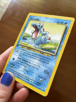 Pokemon TCG | Totodile 81/111 1st Edition Non-Holo | Neo Genesis - Image 3