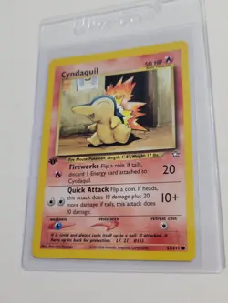 Cyndaquil - Pokemon Neo Genesis First 1st Edition #57 - Common - Image 1