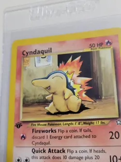 Cyndaquil - Pokemon Neo Genesis First 1st Edition #57 - Common - Image 3