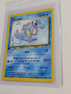 Totodial - Pokemon Neo Genesis First 1st Edition #80 - Common - Image 2