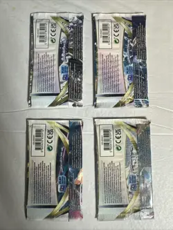 4 X Pokemon TCG: Sword & Shield Silver Tempest Booster Pack Sealed Art Set - Image 3