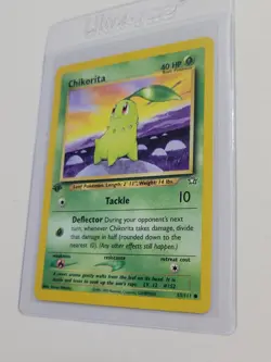 Chikorita - Pokemon Neo Genesis First 1st Edition #53 - Common - Image 2