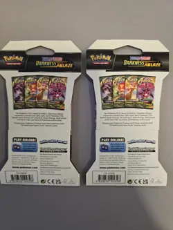 Pokemon Darkness Ablaze Sleeved Booster Packs X2 - Image 2
