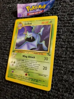 Pokemon TCG Golbat Fossil 34/62 Regular 1999-2000 1st Edition NM - Image 2