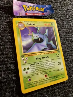 Pokemon TCG Golbat Fossil 34/62 Regular 1999-2000 1st Edition NM - Image 3