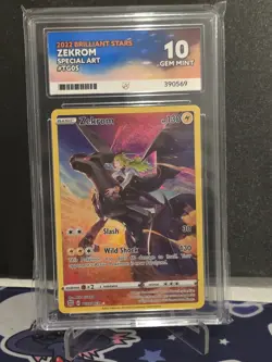 Zekrom TG05/TG30 Brilliant stars ACE 10 Gem Mint Pokemon - Image 1