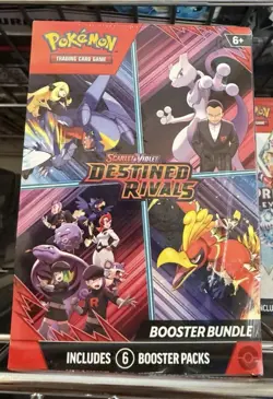 Pokemon TCG: Scarlet & Violet-Destined Rivals Booster Bundle (6 Packs) - Image 1