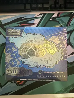 Pokemon Center Exclusive Stellar Crown Elite Trainer Box ETB with Tear - Image 1