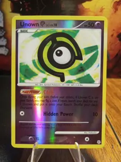 2007 Pokemon Diamond & Pearl Base Set Unown #67 Extremely LP - Image 1