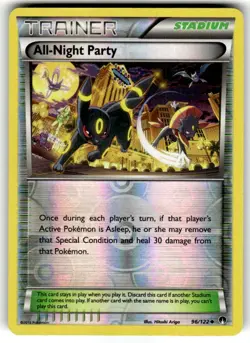 All-Night Party 96/122 Reverse Holo XY Breakpoint Umbreon LP Pokemon TCG - Image 1