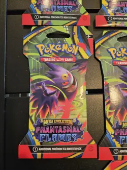 Pokemon TCG Mega Evolution Phantasmal Flames Booster Packs Lot Of 10 Sealed New - Image 4