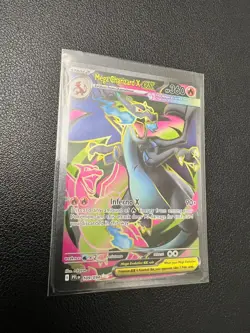 Pokemon 2025 Mega Evolution Phantasmal Flames Mega Charizard ex #109 NM - Image 1