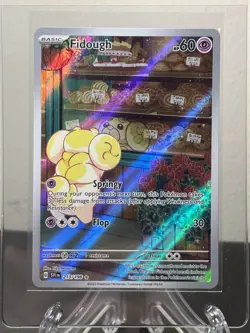 Pokemon Scarlet & Violet Base Fidough Illustration Rare Full Art 213/198 - Image 1