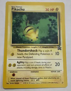 Pokemon TCG Black Star Promo Pikachu #27 - Image 1