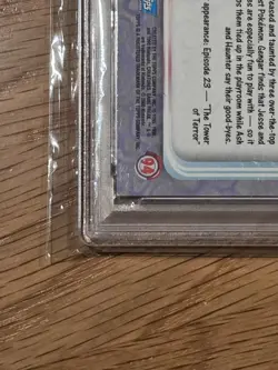 Topps Gengar 94 Animation Series 2 Foil Blue Logo Pokemon PSA 7 - Image 5