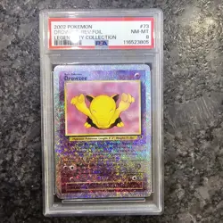 2002 Pokemon Legendary Collection Reverse Foil Drowzee #73 PSA 8 - Image 1