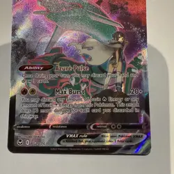 Pokemon TCG Rayquaza VMAX Silver Tempest Trainer Gallery TG20/TG30 Ultra Rare - Image 2