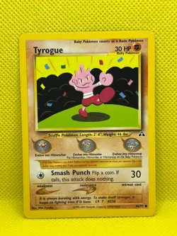 Pokemon Tcg Tyrogue 66/75 Neo Discovery Non Holo - Image 1