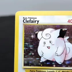 Clefairy Holo Rare 5/102 Base Set WOTC Pokemon TCG Unlimited NM Condition ? - Image 3